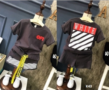 setelan baju celana anak lelaki